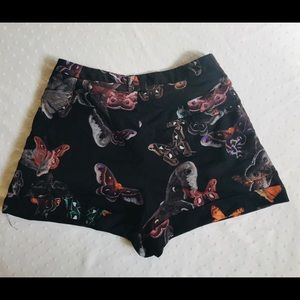 TOP SHOP SALE shorts in butterfly print